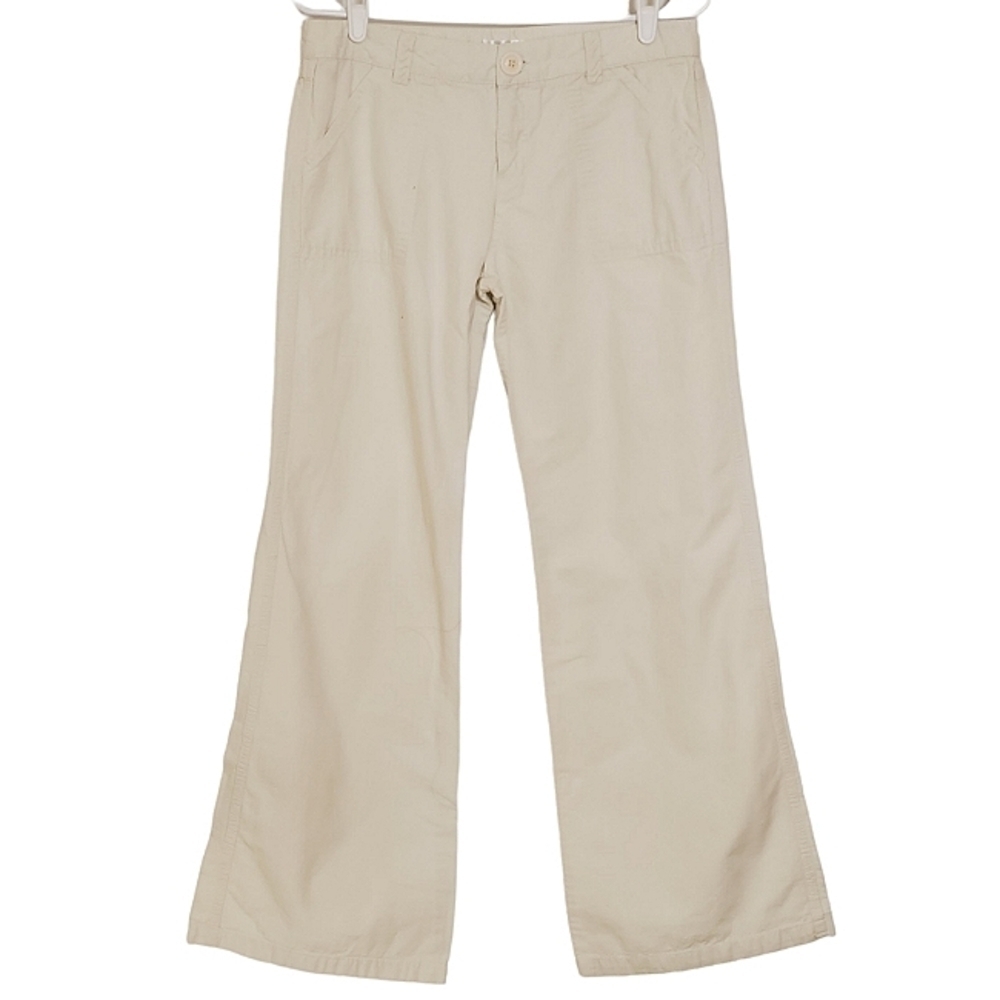 7176 * Hurley Flare Pants Tan Size 5 Vintage Made in USA 80s